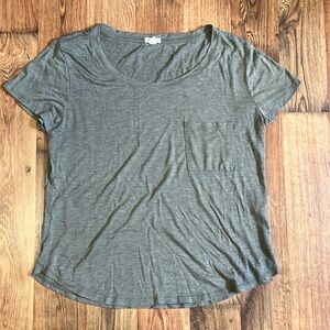 Olive Green Garage Medium Soft Tee